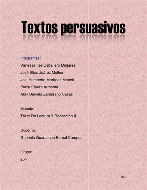 Calaméo Textos Persuasivos