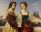 BEAUTIFUL PAINTINGS: Karl Ferdinand SOHN The Two Leonores
