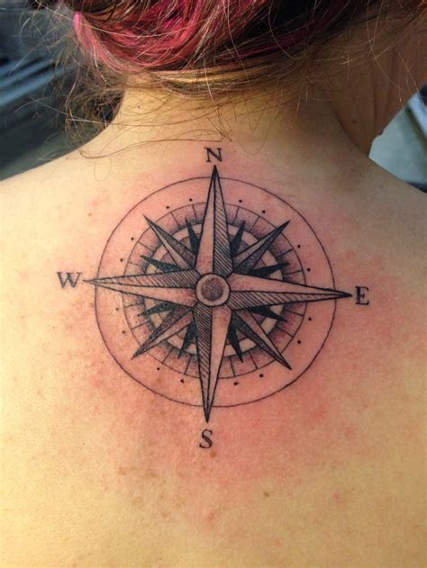 Linework Dotwork Compass Tattoo Compass Design Tattoos