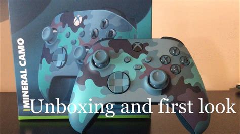 Xbox Series X Mineral Camo Controller Unboxing Youtube