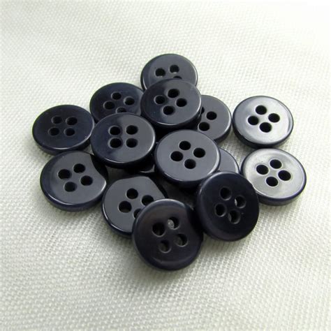 Navy Blue Shirt Buttons 516 8mm Buttons Set Of 15