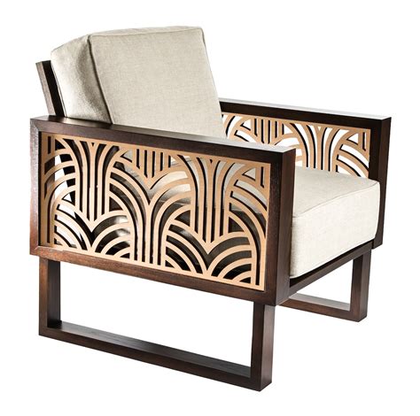 Modern and contemporary lounge chairs Art Deco Lounge Chair - Twist Modern
