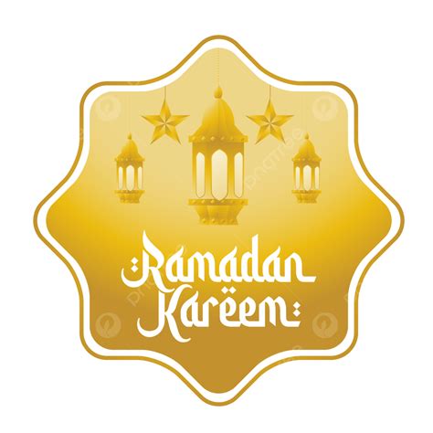 Ramadan Kareem Lantern Vector Png Images Golden Ramadan Kareem With