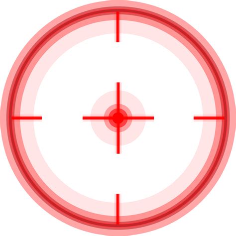 Red Crosshair Png Isolated Hd Png Mart