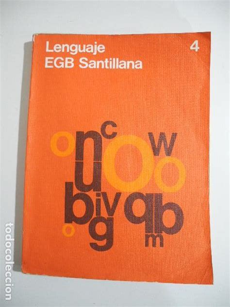 Lenguaje 4º Egb Santillana 1977 Comprar Libros De Texto En