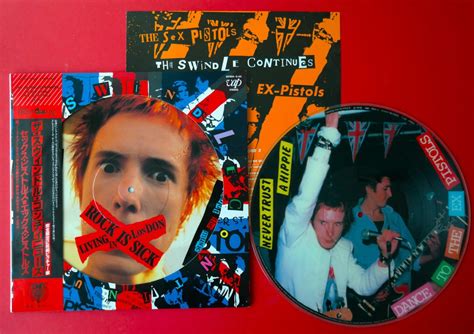 sex pistols the ex pistols the swindle continues hard find only japan 2x picture disc