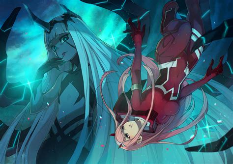 Darling in the franxx im just editing using adobe photoshop cs6, upscaling + highest noise reduction zero two (ゼロツー, zero tsū) is the main female protagonist of darling in the franxx. Darling in the FranXX HD Wallpaper | Background Image ...