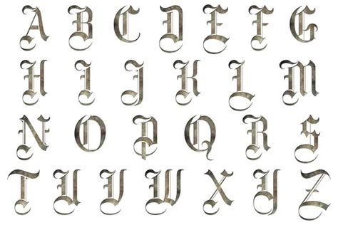 Letras Goticas Abecedario Letras Doradas Para Imprimir Las Letras Para