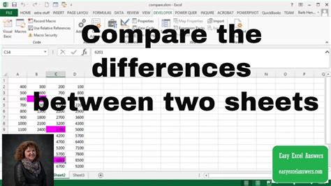 Compare The Differences Between Two Sheets In Excel Mindovermetal English