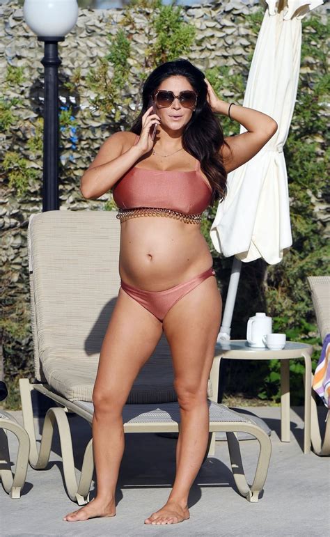 Casey Batchelor In Bikini Shows Off Her Baby Bump Cyprus