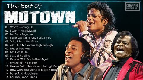 Best Motown Songs 70s 80s The Four Tops Marvin Gaye Jackson 5 Al