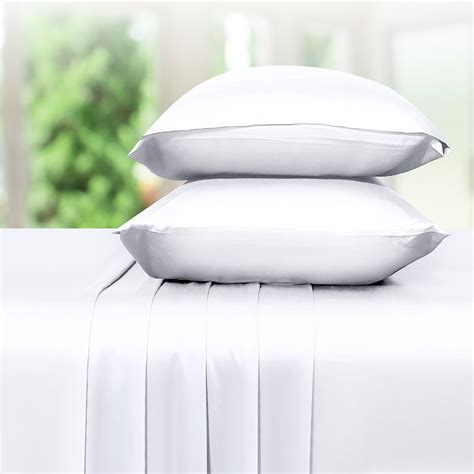 California Design Den Softest Silkiest Cool Bright White Full Bed