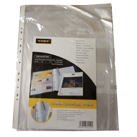 11 Hole Refillable Sheet Protector A3 10s Your Online Shop For