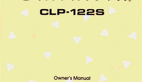 yamaha clp 153sg owner's manual