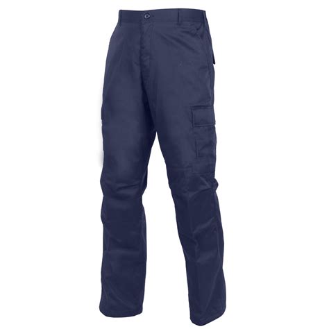 Rothco Pants Bdu Zipper Fly Relaxed Navy Blue Military Range