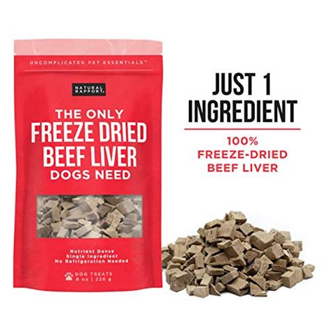 Natural Rapport Beef Liver Dog Treats The Only Freeze Dried Beef