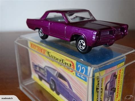 Very Rare Mint 1970 Matchbox Superfast Mb22 Pontiac Gp Sports Coupe