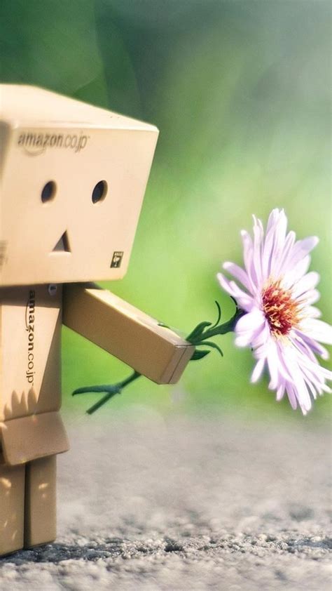 1080x1920 1080x1920 Danbo Flower Cute For Iphone 6 7 8 Wallpaper