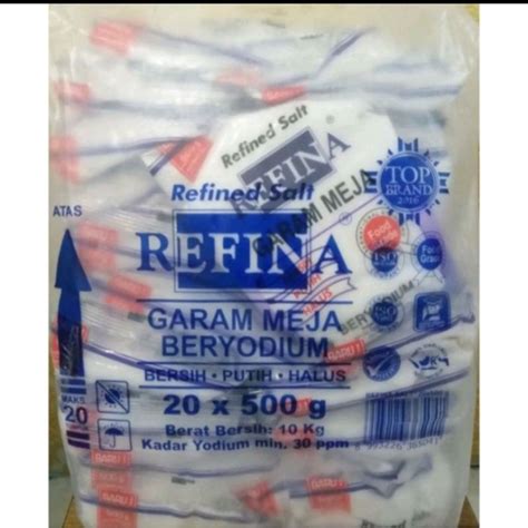 Jual Garam Refina 500 Gr Shopee Indonesia