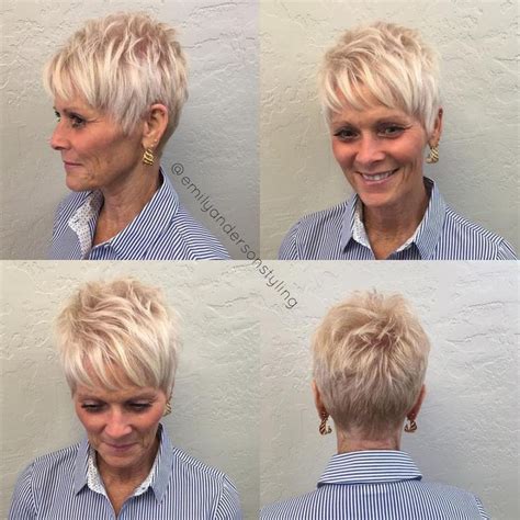 Easy To Do Choppy Cuts For Women Over 60 60 Year Old Woman Hairstyles