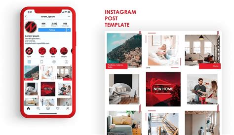 Instagram Page Layout