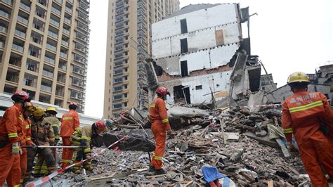 Building Collapse Kills At Least 22 In Eastern China