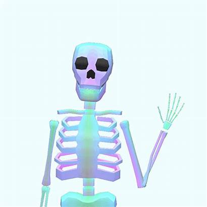 Disappearing Skeleton Cya Animated Dripping Gifer Px