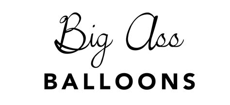 Bab Name Logo Big Ass Balloons