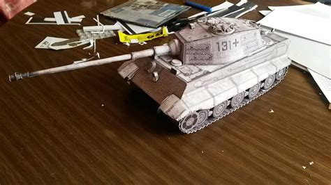 Tiger 2 H Paper Model TANKS AND MORE TANKS Amino