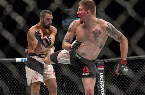 Ufc Vegas Collier Earns Spinning Back Kick Tko Over Uda