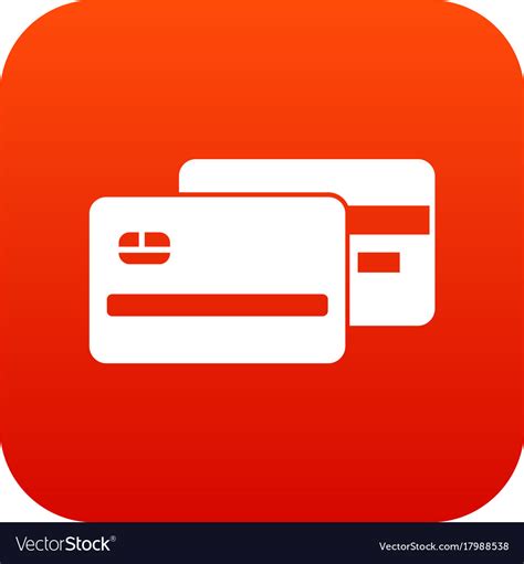 It will cost you rm10/month if you're on a postpaid plan that. Credit card icon digital red Royalty Free Vector Image