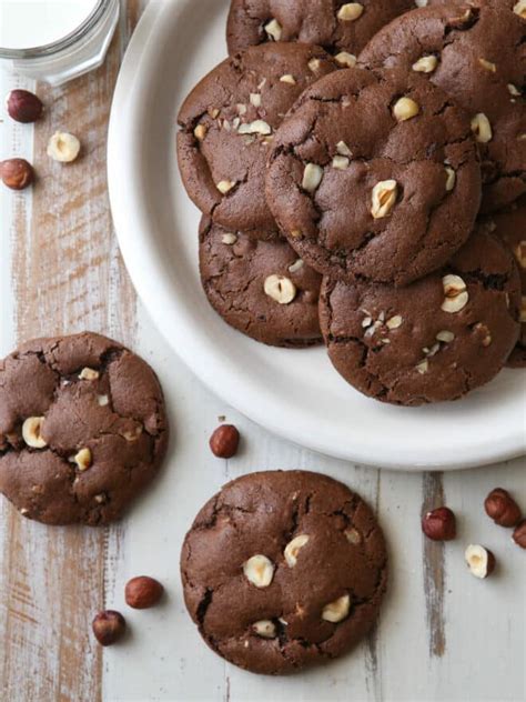 Chocolate Hazelnut Cookies Completely Delicious