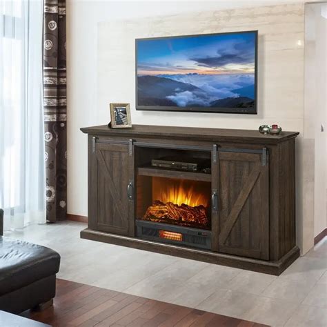 Woodbury Tv Stand For Tvs Up To 65 With Fireplace Included Vigshome