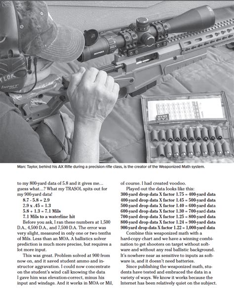 Precision Rifle Marksmanship The Fundamentals A Marine Snipers