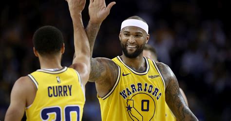 Demarcus Cousins Shines In Win As The Warriors Clinch Tie Breaker Vs The Denver Nuggets