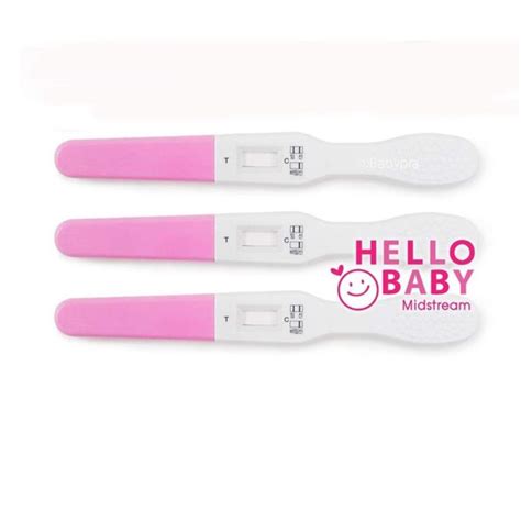 Pregnancy stick test in urdu. HELLOBABY Early Pregnancy Ovulation Test Stick Urine Midstream 3 Tests Run 4 Pack - Korea E Market