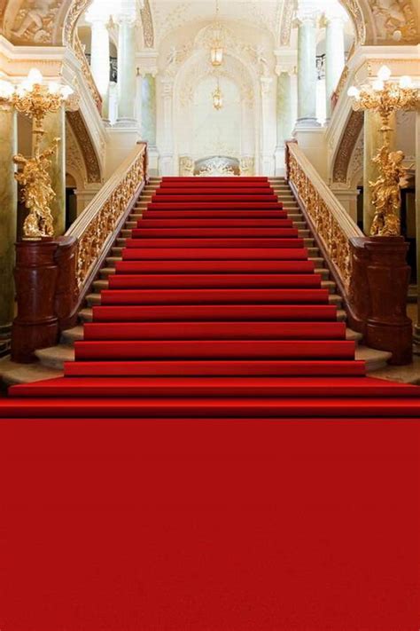 Wedding Red Carpet Stair Palace Backdrop Photography Studio Etsy