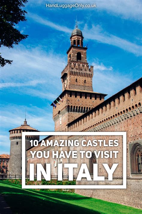 10 Amazing Castles You Have To Visit In Italy Hand