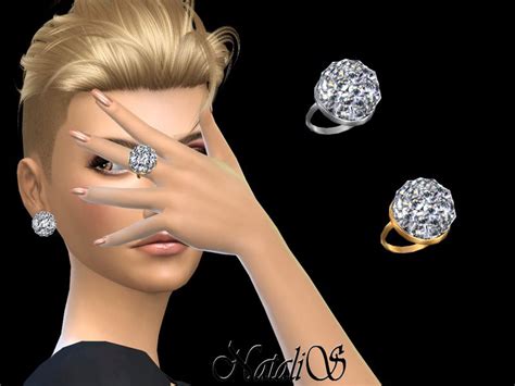 Crystals Disco Ball Ring Left Found In Tsr Category Sims 4 Female