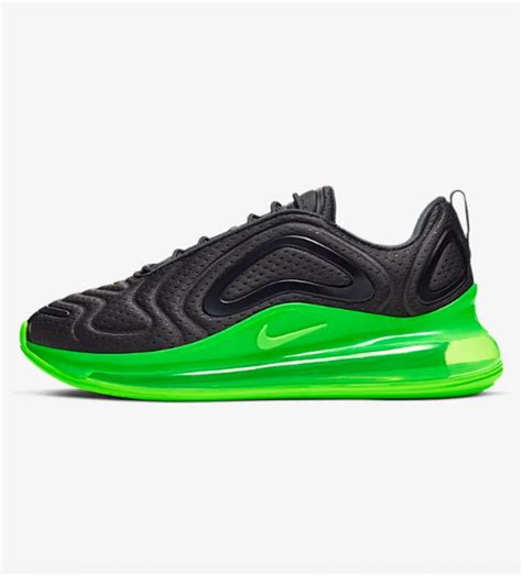 Sneakers Nike Air Max 720 Blackelectric Green Gq India Gq Wardrobe