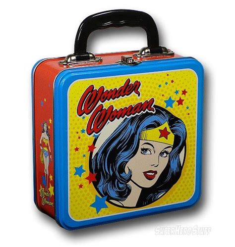 Wonder Woman Lovely Aphrodite Square Tin Tote Wonder Woman Lunch Box