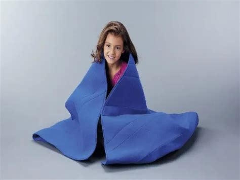 Weighted Sensory Blanket With Velcro Closure Pockets
