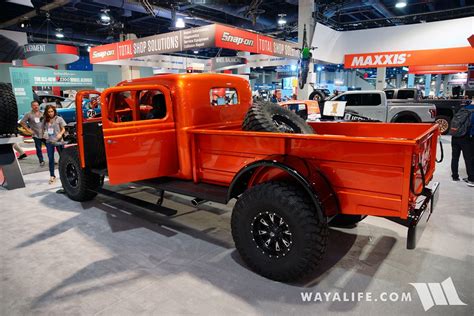 2017 Sema Maxxis Orange Dodge Power Wagon Crew Cab