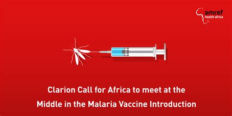 Clarion Call For Africa To Meet At The Middle In The Malaria Vaccine Introduction Amref Health