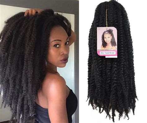 Kk Marley Braids Afro Kinky Curly Hair Twist Braid Synthetic Extensions Twist Braids Hair18inch