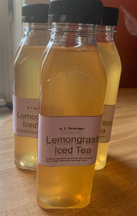 Lemongrass Iced Tea Etsy