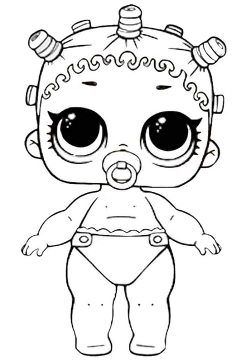 Baby Lol Doll Coloring Pages From Lol Doll Coloring Pages Printable