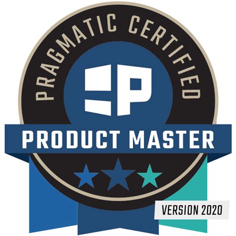 Pragmatic Certified Product Master 2020 Credly
