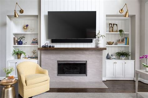 How To Decorate A Mantel When You Have A Tv Above It — Designed In