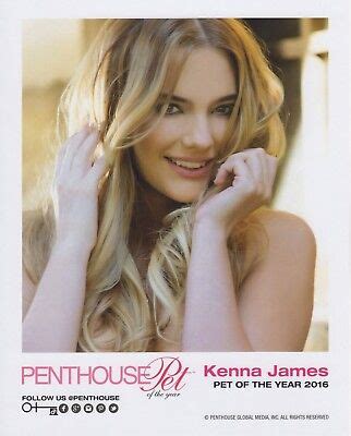 Kenna James Rare Penthouse Pet Of The Year X Promo Photo Avn